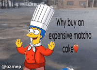 Marge Simpson Cook GIF