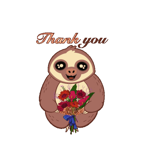 Sloth 감사 Sticker