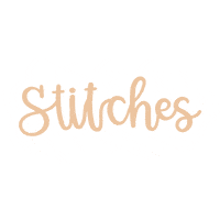 Calico Cat Stitches Sticker