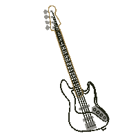 Bop Electric Guitar Sticker by BOP-BrassOrchestraProject