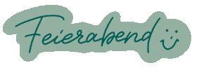 ankebenen green mint feierabend smilie Sticker
