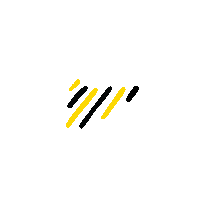 Yellow Lines Sticker by Drink Weird