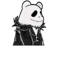 Nightmare Before Christmas Halloween Sticker by SuperRareBears