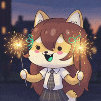 New Year Fireworks GIF by WUFFI