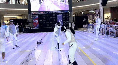 cgunhus giphygifgrabber mallofamerica fencing sport fencingatmoa GIF