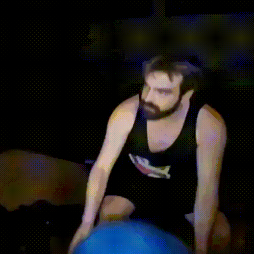 Bouncing Blue Ball GIF