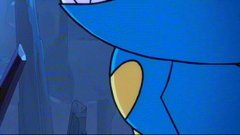 badger-clops giphyupload monster screaming cartoon network GIF