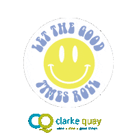 Happy Good Vibes Sticker by Clarke Quay