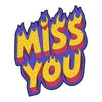 Miss You Wow Sticker by Seorang Zaki