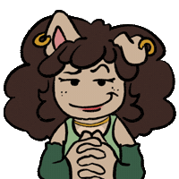 cocoasart dog puppy vtuber furry Sticker