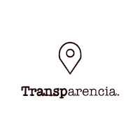 Transparenciaco design brand minimal natural Sticker