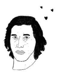 Adam Driver Sticker