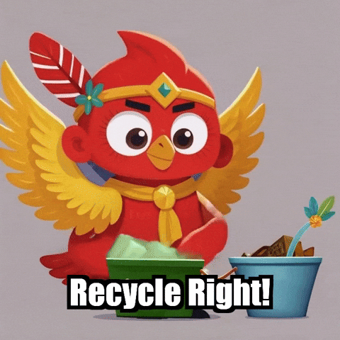 Recycling Recycle Right GIF by The Cardinal Virtue