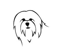 Cotonshoppendk dog coton cotonshoppen cotondetulear Sticker