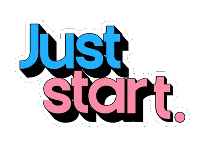 Art Get Going Sticker by Paula Baines
