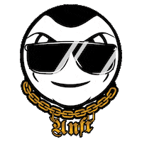 unfair_athletics sunglasses mascot unfair blingbling Sticker