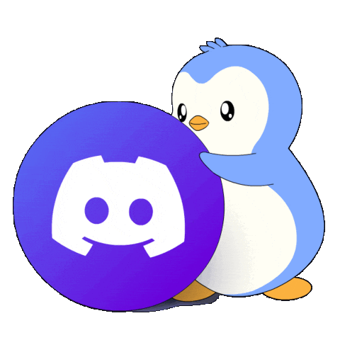 Text Calling Sticker by Pudgy Penguins