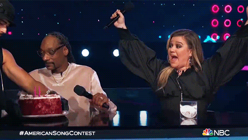 Kelly Clarkson Yes GIF by NBC