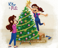 Christmas Santa GIF by Kty&Pili