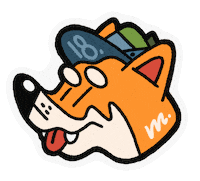 Sh18ainu shiba inu mooz Sticker