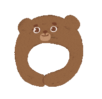 _thedayss kpop fox bear mascot Sticker