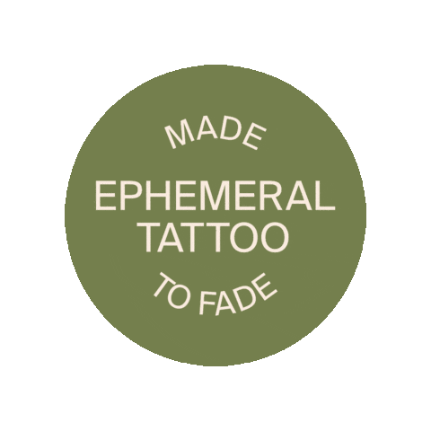 Tattoos Fading Sticker by Ephemeral Tattoo