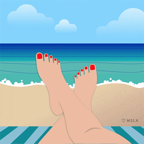 Beach Day Summer GIF by MSLK Design