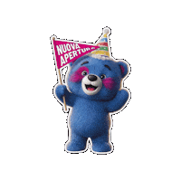 Blue Bear Love Sticker by Caddy's