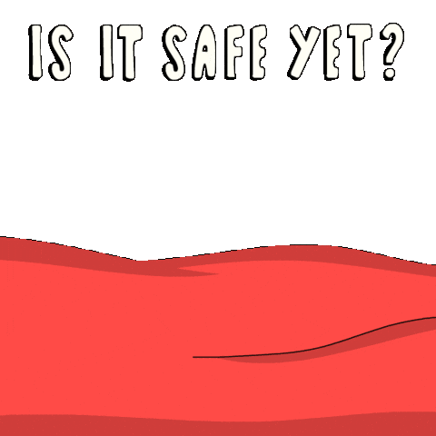 Scared Look Sticker by Abster