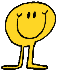 Babbot happy smile mood yellow Sticker