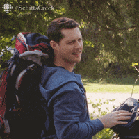 watching schitts creek GIF by CBC