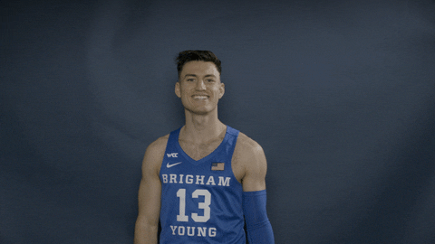 Byu Basketball Gocougs GIF by BYU Cougars