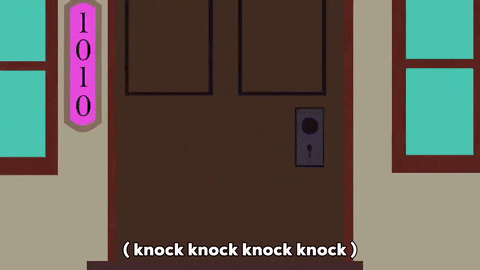 door knocking GIF by South Park 