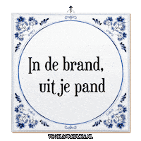 Brand Humor Sticker by Tegelspreuken.nl