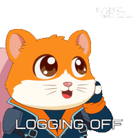 Switch Off Out Of Office Sticker by Hamieverse