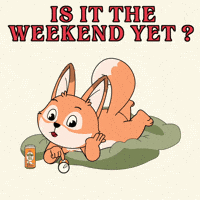 The Weekend Friday GIF by Raposa Coffee
