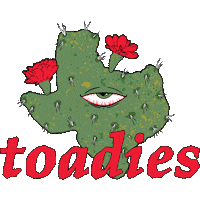 rawsomebrands toadies texashighcountry gettexashigh toadiescollab Sticker