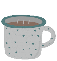 Coffee Flowers Sticker