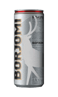 water run Sticker by Borjomi