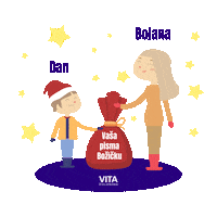 Christmas Santa Sticker by Vita Zivljenjska