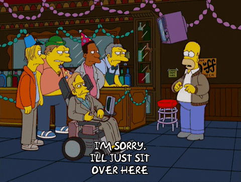 Sorry Episode 16 GIF by The Simpsons