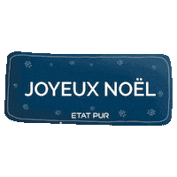 Joyeux Noel Christmas Sticker by Etat Pur
