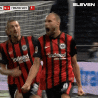 Happy Eintracht Frankfurt GIF by ElevenSportsBE