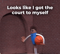 Court to myself