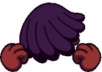 Emote Black Art Sticker
