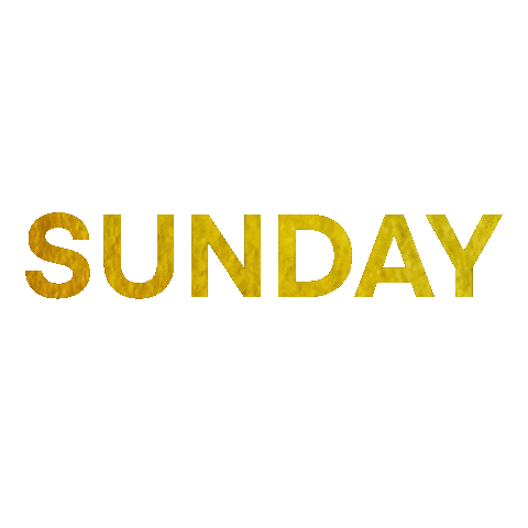 Weekend Sunday Sticker