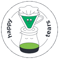 Happytears Sticker by Cropster