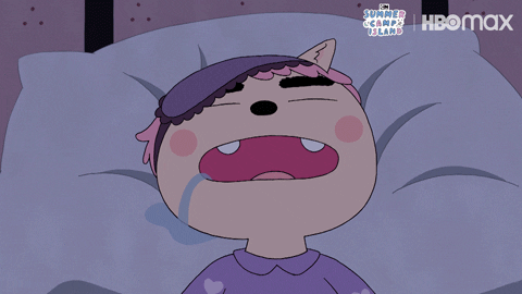 Sleepy Summer Camp Island GIF by HBO Max