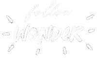 Follow Calligraphy Sticker