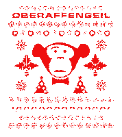 Christmas Blink Sticker by MonkeyMedia